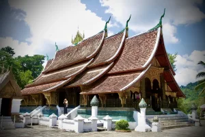 Pagoda en Luang Prabang, viaje a Laos