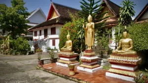 Imagenes de Budha en un viaje a Laos